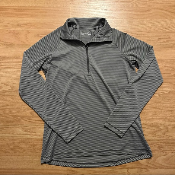Under Armour Striped Quarter Zip - Picture 1 of 3